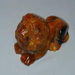 Лев. Резьба по камню Симбирцит