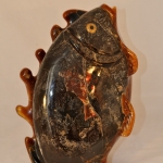 Рыба. Резьба по камню Симбирцит