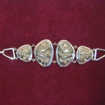 Авторский браслет с жеодой