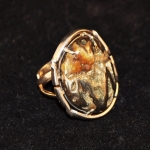 Авторское кольцо с жеодой