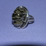 Авторское кольцо с жеодой