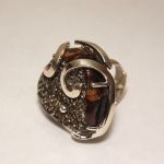 Авторское кольцо с жеодой