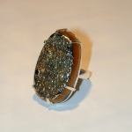 Авторское кольцо с жеодой