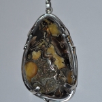 Авторский кулон с жеодой