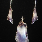 Комплект авторский с аметистом 