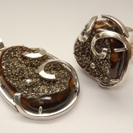 Комплект авторский с аммонитовой жеодой