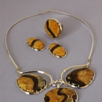 Комплект авторский с аммонитовым симбирцитом