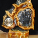 Часы отпечаток из камня Симбирцит