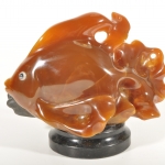 Рыбка. Резьба по камню Симбирцит