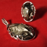 Комплект авторский с аммонитовой жеодой