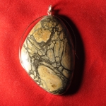 Кулон с Сенгилитом<br>(оправа нейзильбер)