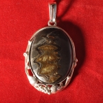 Кулон с Симбирцитом<br>(оправа нейзильбер)