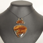 Кулон с Симбирцитом<br>(оправа нейзильбер)