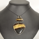 Кулон с Симбирцитом<br>(оправа нейзильбер)