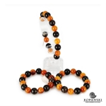 Браслет из Симбирцита и<br>Окаменелого дерева