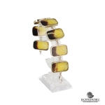 Браслет из Симбирцита<br> (оправа нейзильбер)