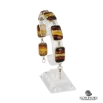 Браслет из Симбирцита<br> (оправа нейзильбер)