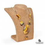 Колье из Симбирцита (оправа нейзильбер)