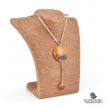 Колье из Симбирцита (оправа нейзильбер)