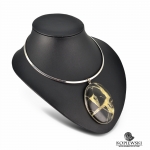 Кулон с Симбирцитом<br>(оправа нейзильбер)