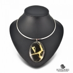 Кулон с Симбирцитом<br>(оправа нейзильбер)