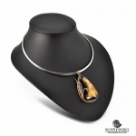 Кулон с Симбирцитом<br>(оправа нейзильбер)