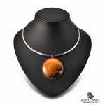 Кулон с Симбирцитом<br>(оправа нейзильбер)