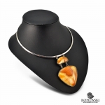 Кулон с Симбирцитом<br>(оправа нейзильбер)