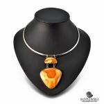 Кулон с Симбирцитом<br>(оправа нейзильбер)