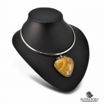 Кулон с Симбирцитом<br>(оправа нейзильбер)