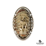 Авторское кольцо с фрагментом Аммонита