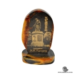 Панно памятник Карамзину из камня Симбирцит