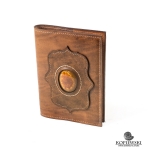 Ежедневник с камнем Симбирцит 