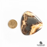 Кабошон из камня Симбирцит