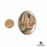 Кабошон из камня Сенгилит