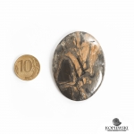 Кабошон из камня Сенгилит