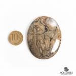 Кабошон из камня Сенгилит