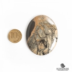 Кабошон из камня Сенгилит