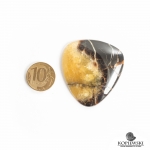 Кабошон из камня Симбирцит