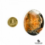 Кабошон из камня Симбирцит