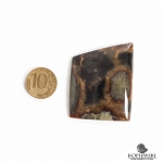 Кабошон из камня Симбирцит