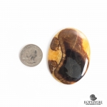 Кабошон из камня Симбирцит