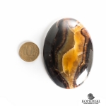 Кабошон из камня Симбирцит